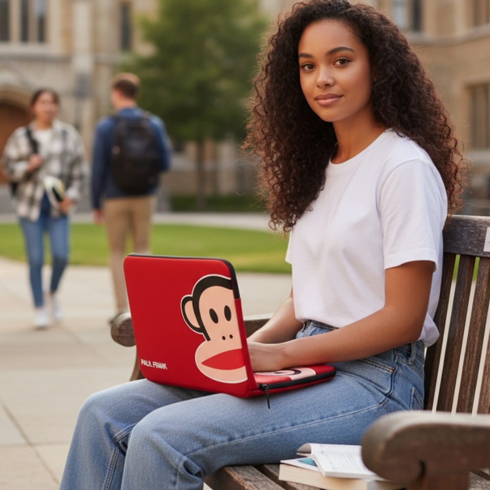 Paul frank red laptop bag! New